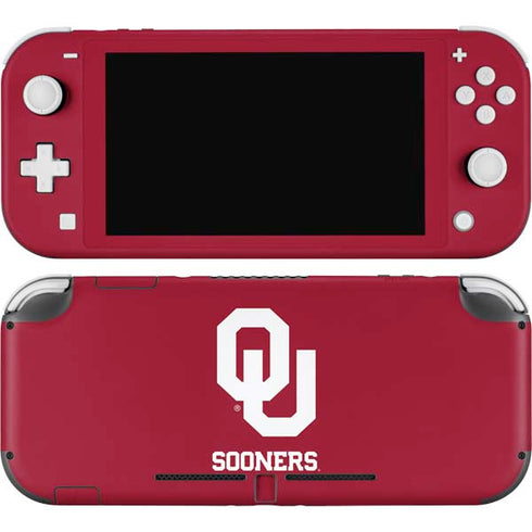 University of Oklahoma Sooners Red Nintendo Switch Lite Skin